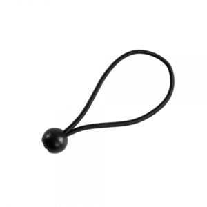 Bungeeball zwart voor balkondoek bevestigen