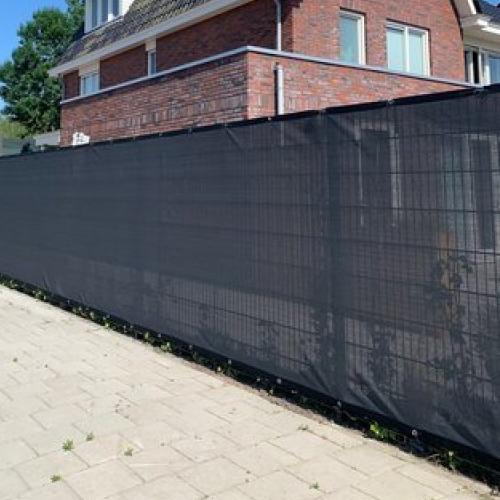 Dubbelstaafsmat hekbekleding privacydoek