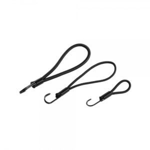 Privacydoek vastmaken met elastieken met haak