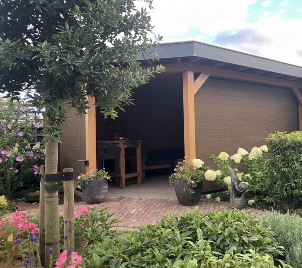 Winddoek overkapping